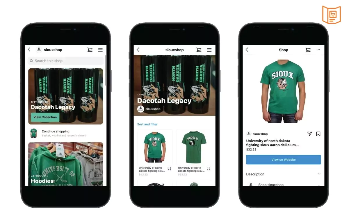 وصل کردن پیج فروشگاهی به سایت