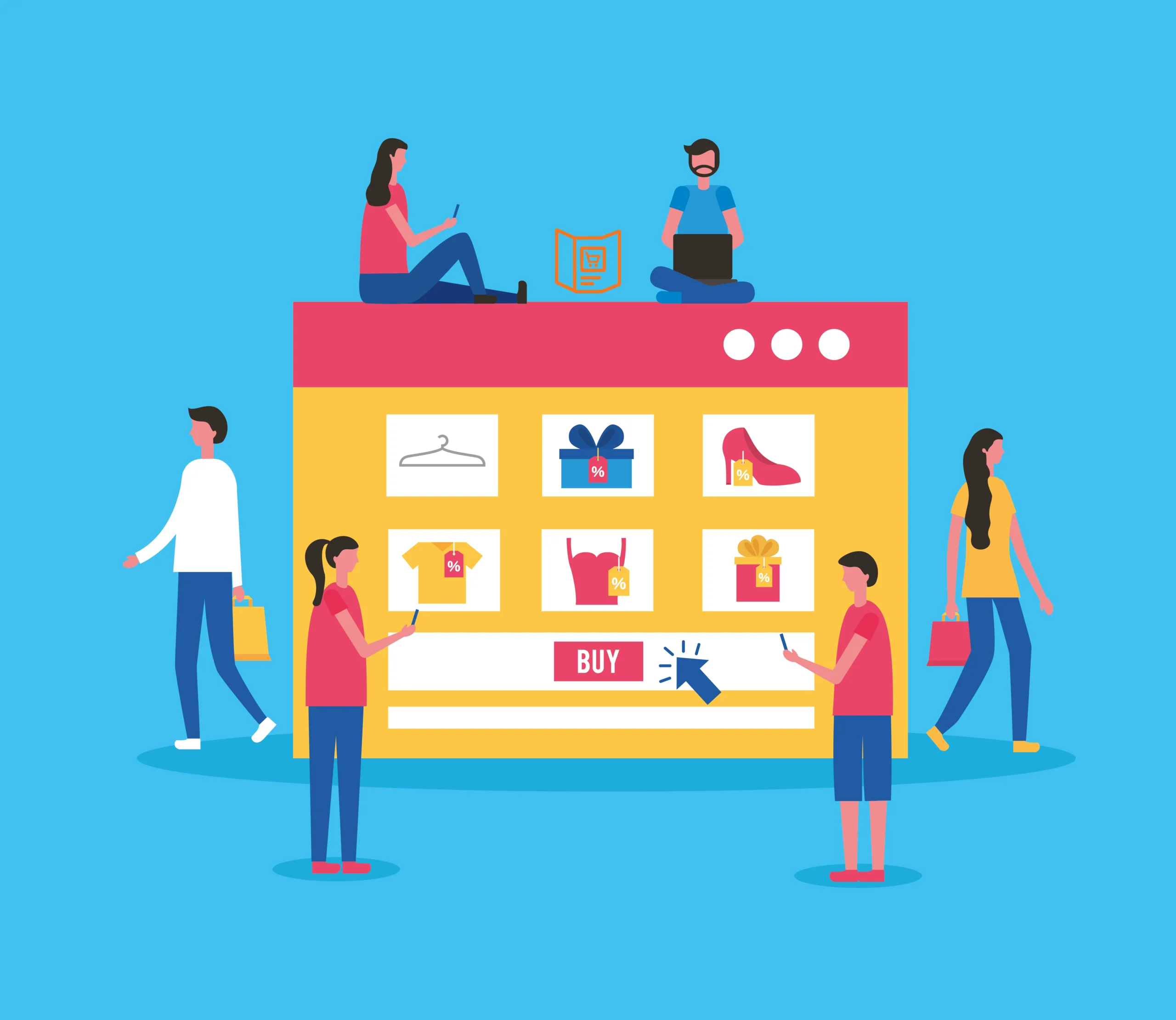 تفاوت فروشگاه‌ساز و سایت فروشگاهی